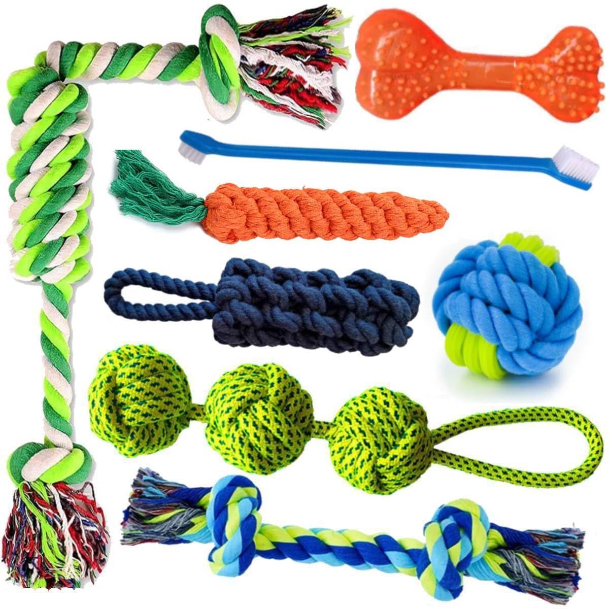 PETZLUV Unique Durable + Rope Toys + Ball Toys + Chew Toys + Squeaky Toys + Interactive Toys for Dogs + Puppies Toys + Play, Train, Chew, Tug. Combo Pack 8 Dog Toys - Color May Vary (B0CPLR8QJF) Amazon Price History, Amazon Price Tracker