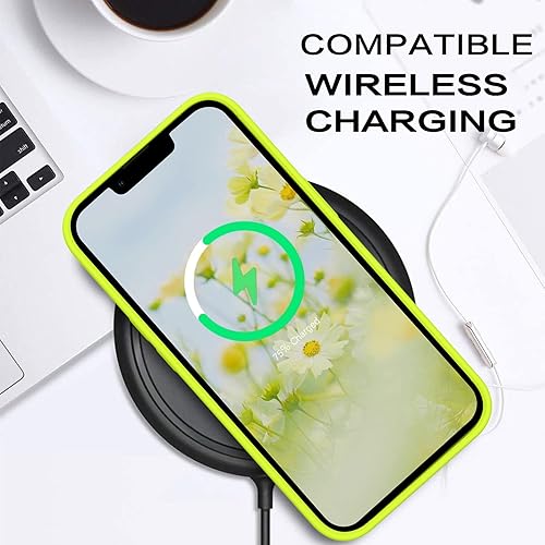 Miniatura 136 de BENTOBEN Compatible con iPhone 14, silicona líquida de gel de goma, forro de microfibra, parte trasera dura, a prueba de golpes, funda protectora