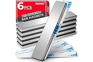 FINDMAG 6 Pack Powerful Neodymium Bar Magnets Rare Earth Magnet Bar, Your...