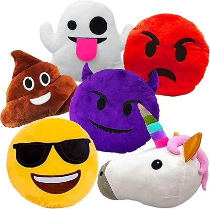 ghost emoji plush