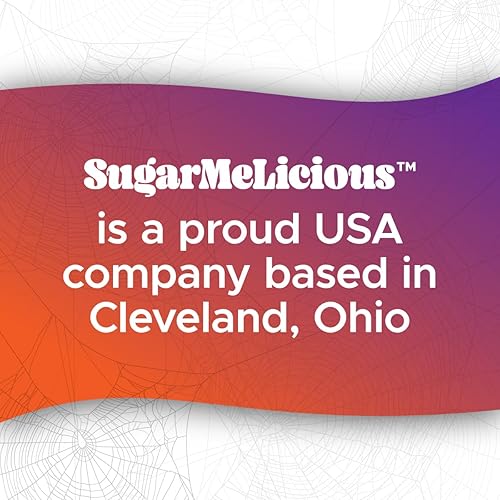 Miniatura 6 de SugarMeLicious Gránulos de Halloween, fantasmas y quins, mezcla de gránulos espeluznantes para hornear y decorar, ideal para pasteles, cupcakes,