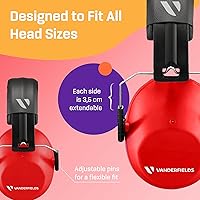Vista 49 de Vanderfields Kids Ear Protection Earmuffs - Noise Cancelling Headphones for Kids, Autism, Toddler, Children