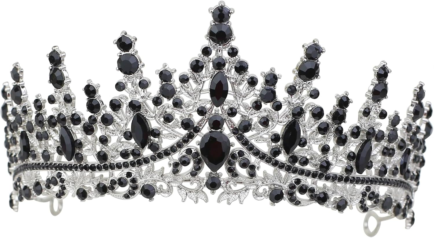 Women's Crowns, Glittering Rheinstone Tiaras, Vintage Baroque Crystal Tiaras for Party Accessories, Bridal, Birthday, Holiday Ball Crowns, Multicolor Fashion Princess Tiara