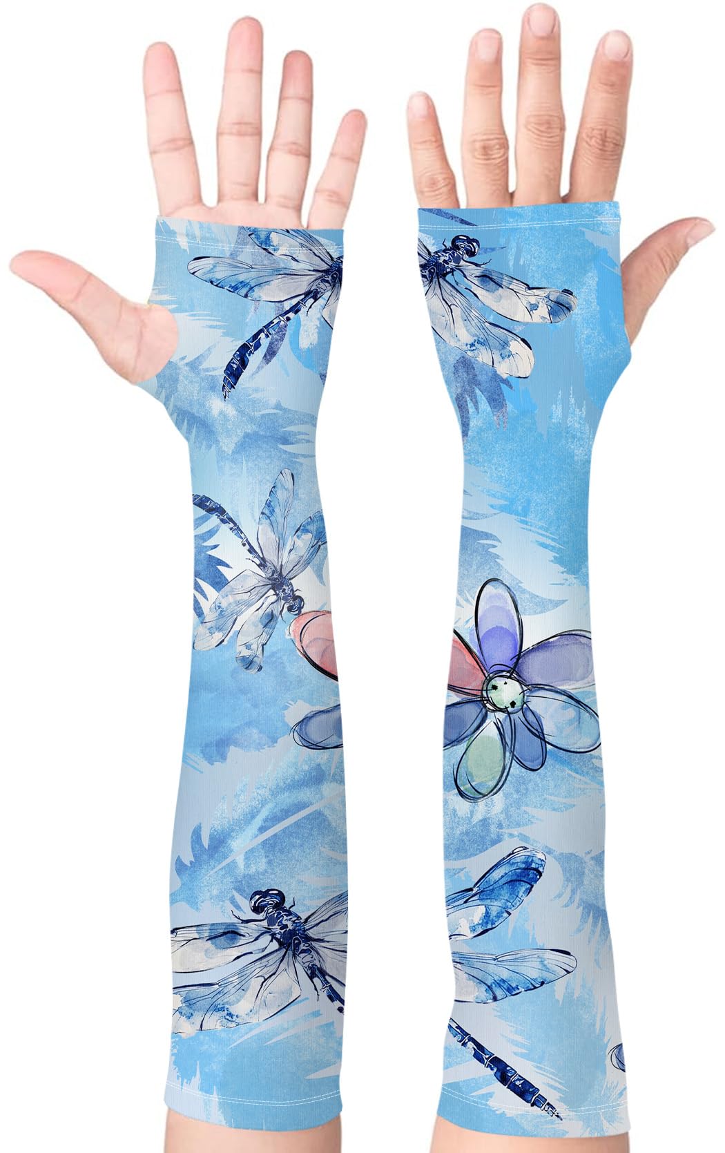 Gardening Sleeves for Women UV Sun Protection with Thumb Hole Anti-Scratch