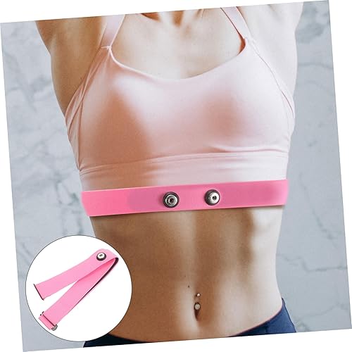 Miniatura 4 de Mikinona Correa de pecho multiusos para monitor y cinturón deportivo elástico duradero para correr, ciclismo y escalada, diseño compacto para un