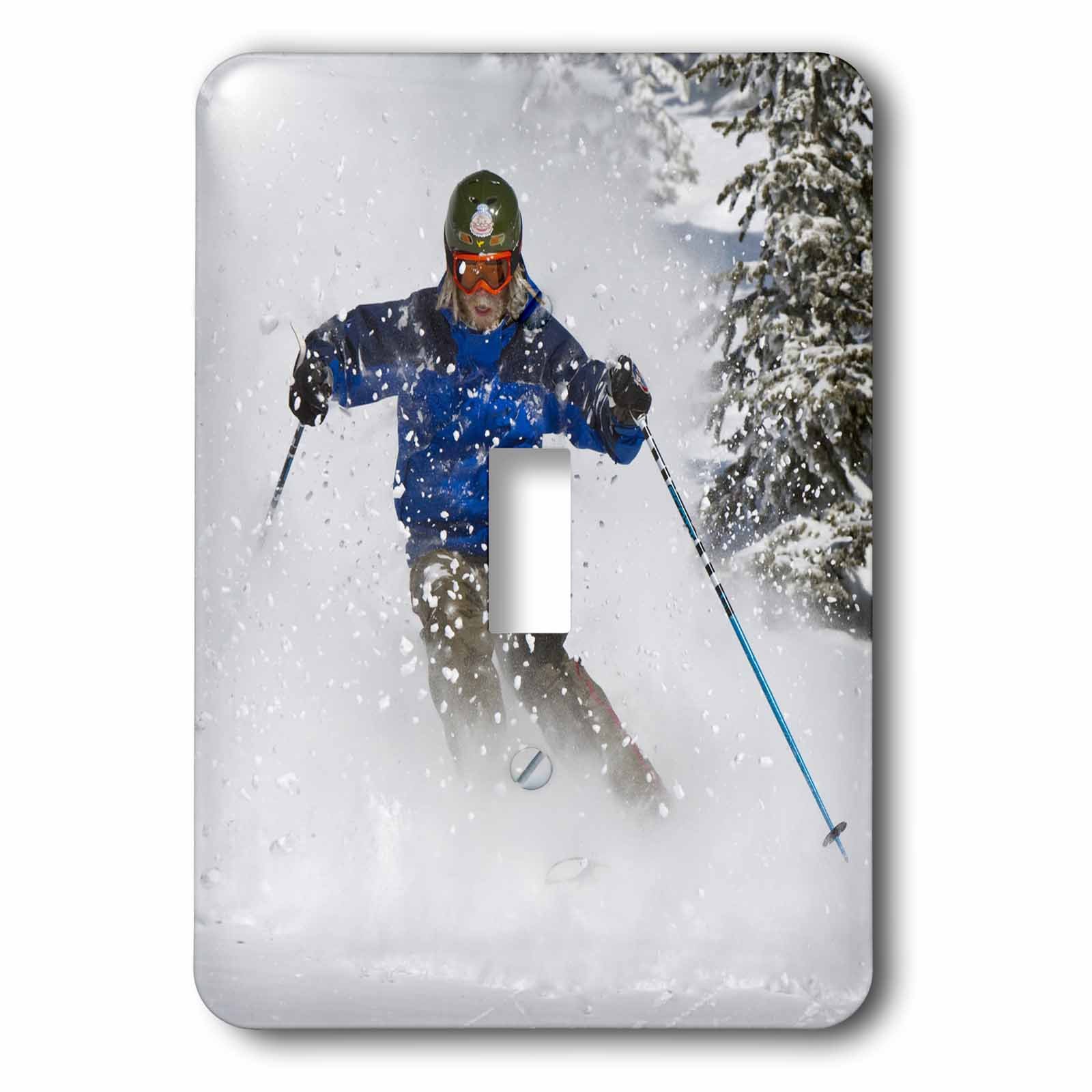Interrupteur Skiing Whitefish Mountain Montana pour décorer votre chalet de ski