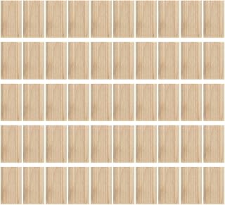 50PCS Espiga De Dominó, 8 X 40mm Espiga De Dominó De Madeira De Faia Espigas Soltas Espigas De Dominó Sortidas Espigas De Faia Faia Bloco De Cavilha De Inserção Para Artesanato Em Madeira