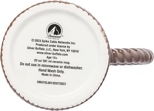 Miniatura 4 de Silver Buffalo Yellowstone Cowboy Boot - Taza de cerámica esculpida en 3D, 20 onzas