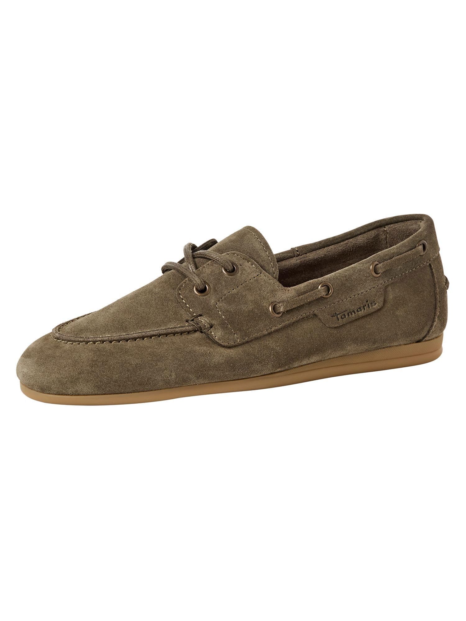 Tamaris Women Moccasin flat Leather green 8 UK