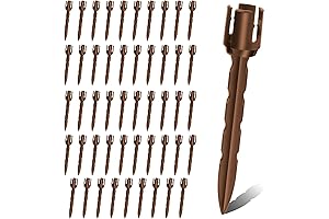 5 Inch Brown Christmas Light Lawn Stakes