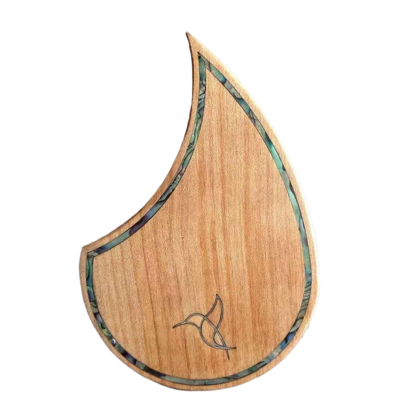 Akustyczna Gitara Pickguard Intarsja Rzemiosło Kropla Wody Drewniane Gitara Profesjonalne Akcesoria Pickguard(Light)