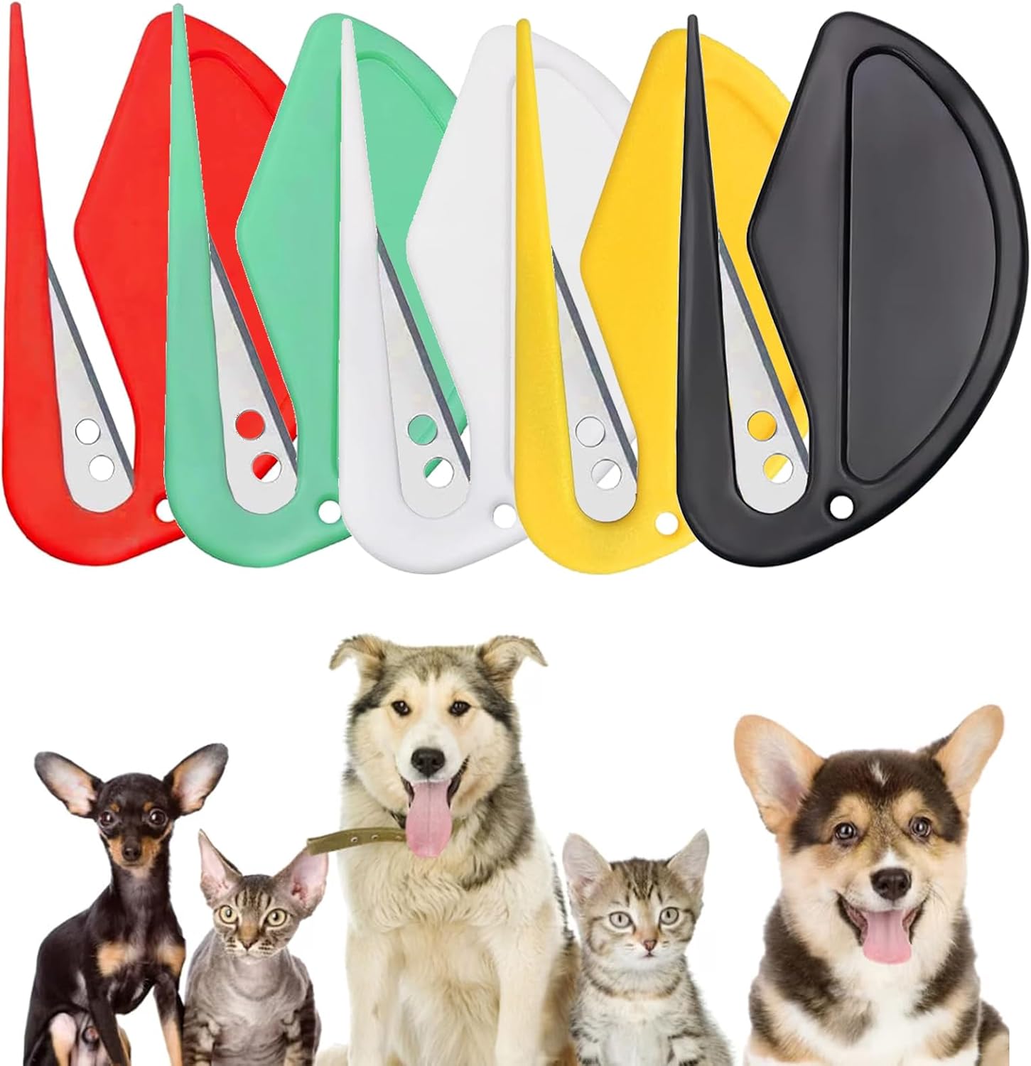 5Pcs Knotting Comb for Cats, Pet Knotting Comb, Knotting Comb for Dog