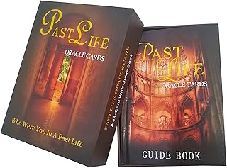 Past Life Oracle Cards with Guidebook,44 Tarot Deck Oracle Cards, Love Oracle Cards,Life Purpose Oracle Cards Divination Cards