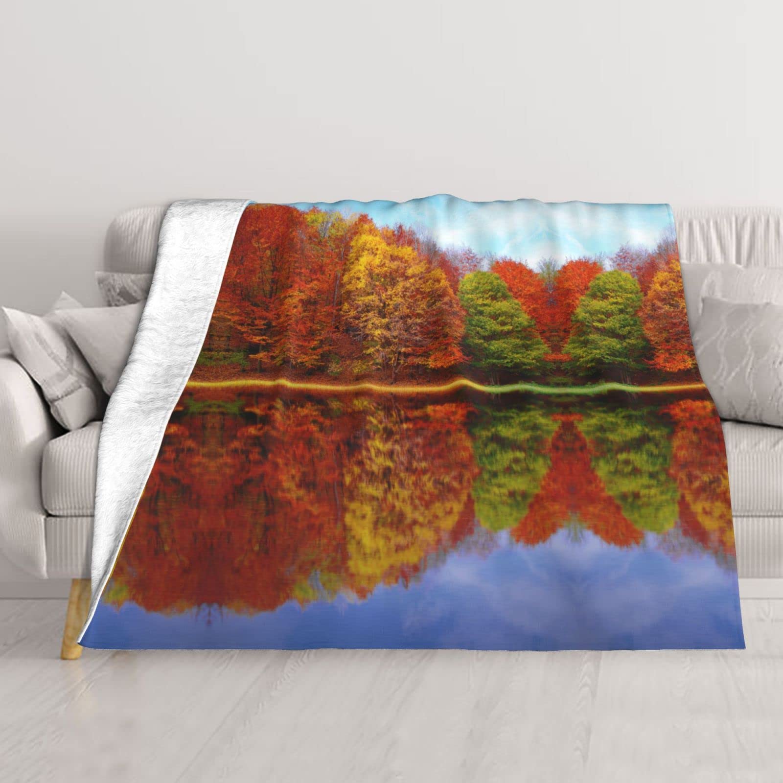 Couverture de canapé douce Automne Maple : fini les frissons en salon