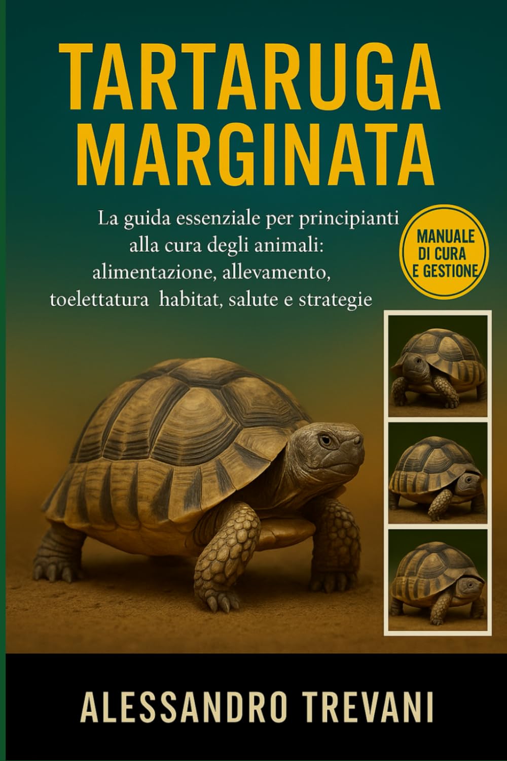 TARTARUGA MARGINATA: La guida essenziale per principianti alla cura degli animali: alimentazione, allevamento, toelettatura, habitat, salute e strategie pratiche