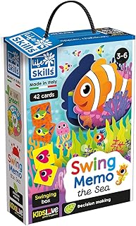 أرجوحة ميمو البحر من كيدز لوف - لعبة تعليمية - للأطفال من مختلف الأعمار - موضوع بحري