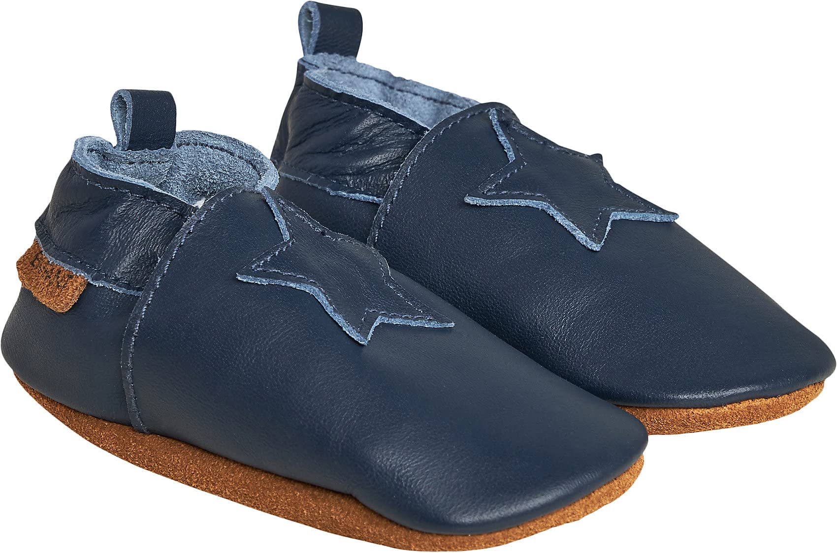 EN FANT Chaussons bébé garçon, bleu foncé, 22 EU