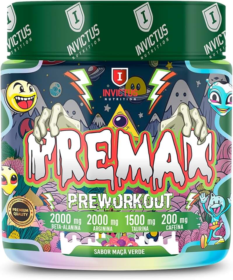 Pré-Treino Pré-Max Pote 300g Maçã Verde + Energia, Foco e Resistência Nos Treinos