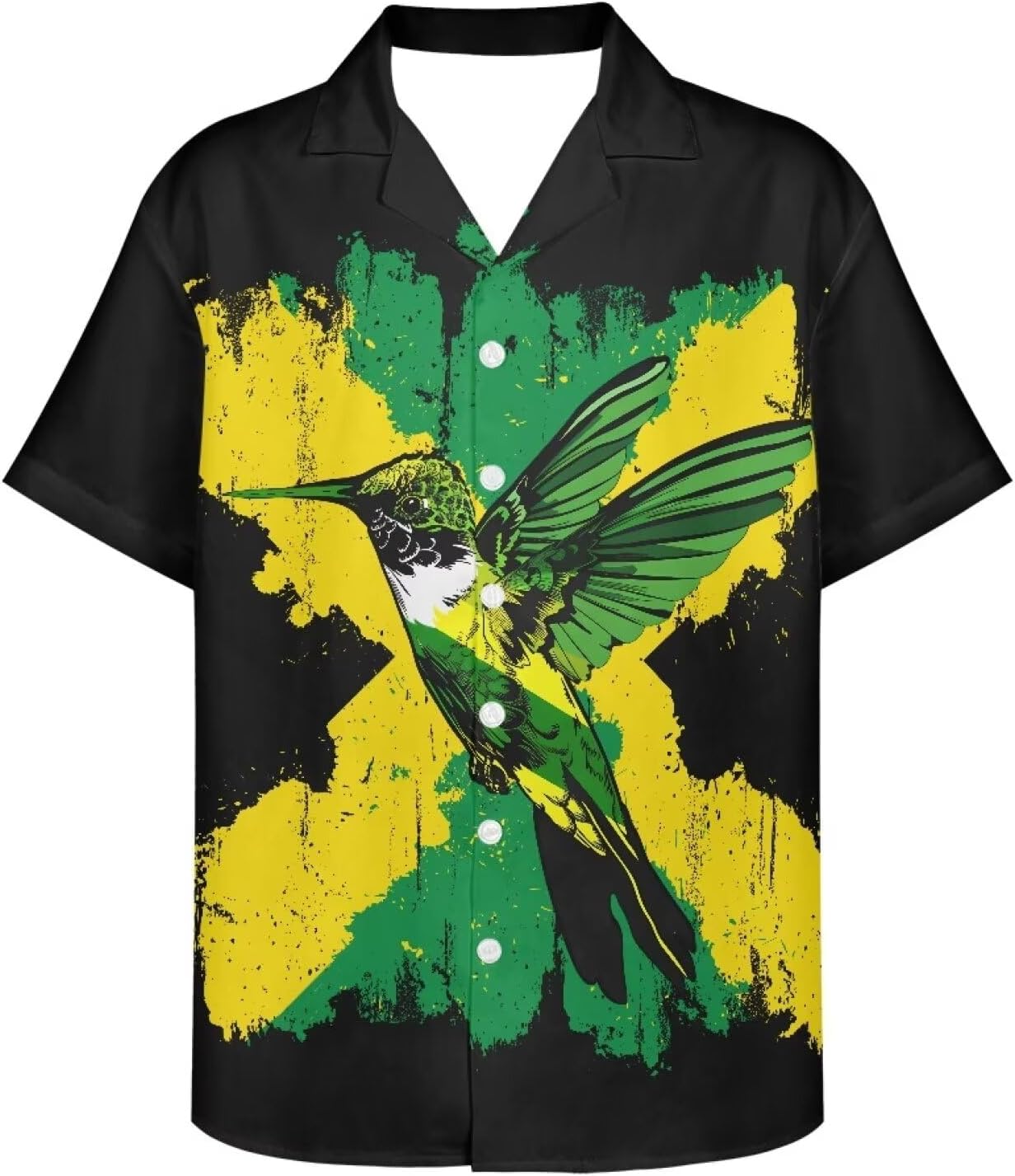 Jamaican Couple Matching Jamaican Clothing Jamaica Flag Dresses & Man Shirt Jamaican Couple Dress for Men and Women