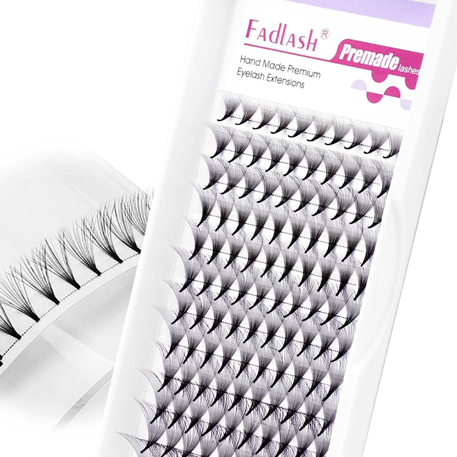 Volumen Ruso 10D 0.07mm C Curl 15mm Prefabricados Extensiones de Pestañas Volume Lashes Extension Ruso Pestañas — view 236