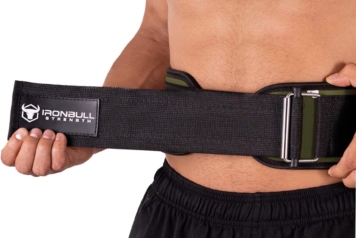 Iron Bull Strength Weight Lifting Belt for Cross Training - 5 Inch Auto-Lock Weightlifting Back Support, Workout Back Support for Lifting, Fitness and Powerlifitng - Men and Women : Sports & Outdoors