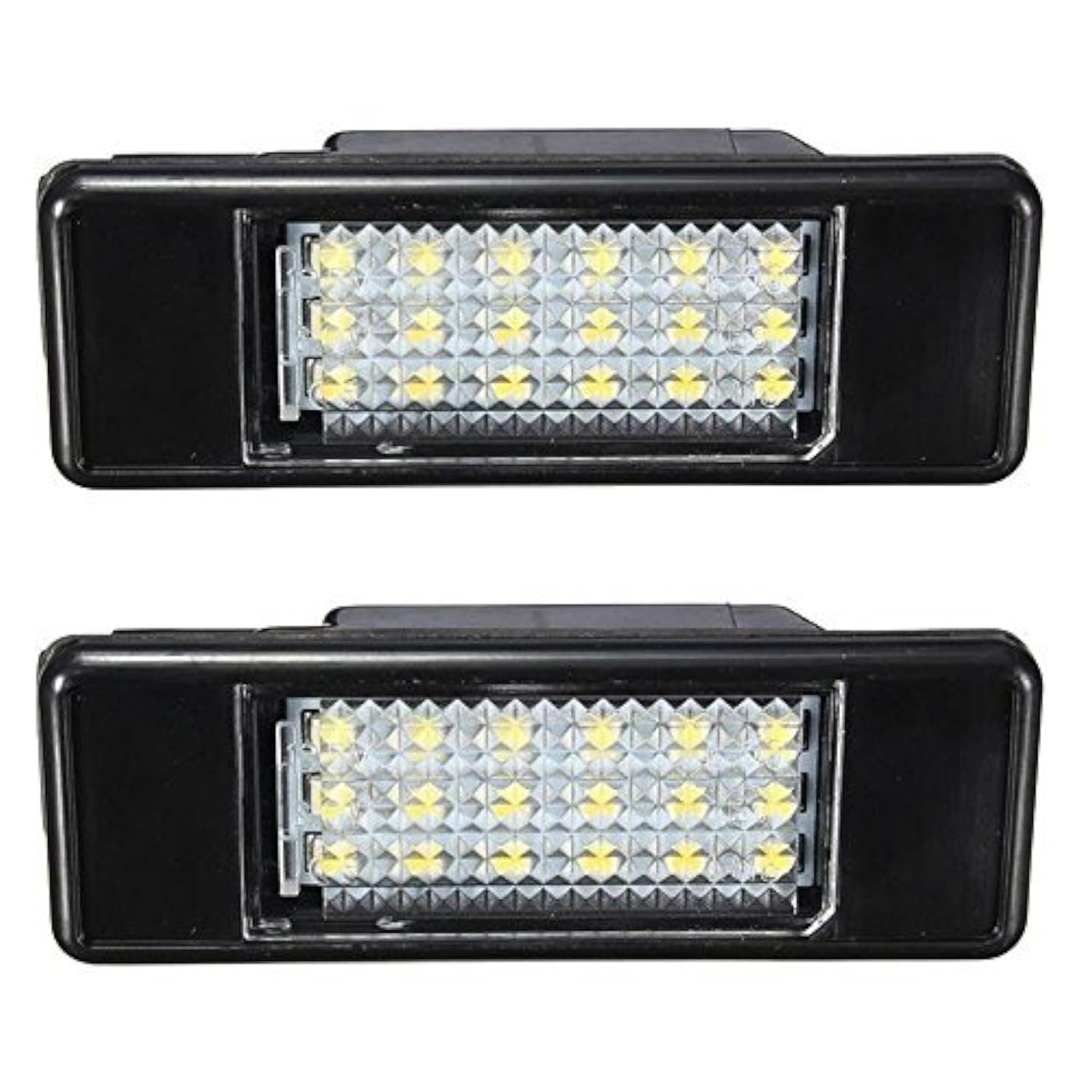 KATUR 2x Blanc 18SMD LED éclairage de plaque d'immatriculation pour Peugeot 106 207 307 308 406 407 508 style