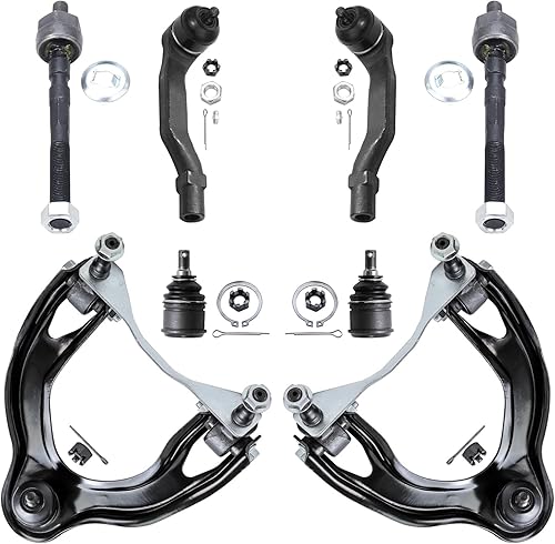 Miniatura 65 de Detroit Axle - Kit de brazos de control de extremo delantero RWD para Dodge Ram 03-06 2500 3500, 2 brazos de control superior con rótula 2 varillas