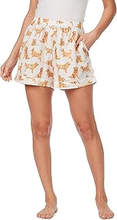 Mud Pie Women's Golden Retriever Pj Shorts