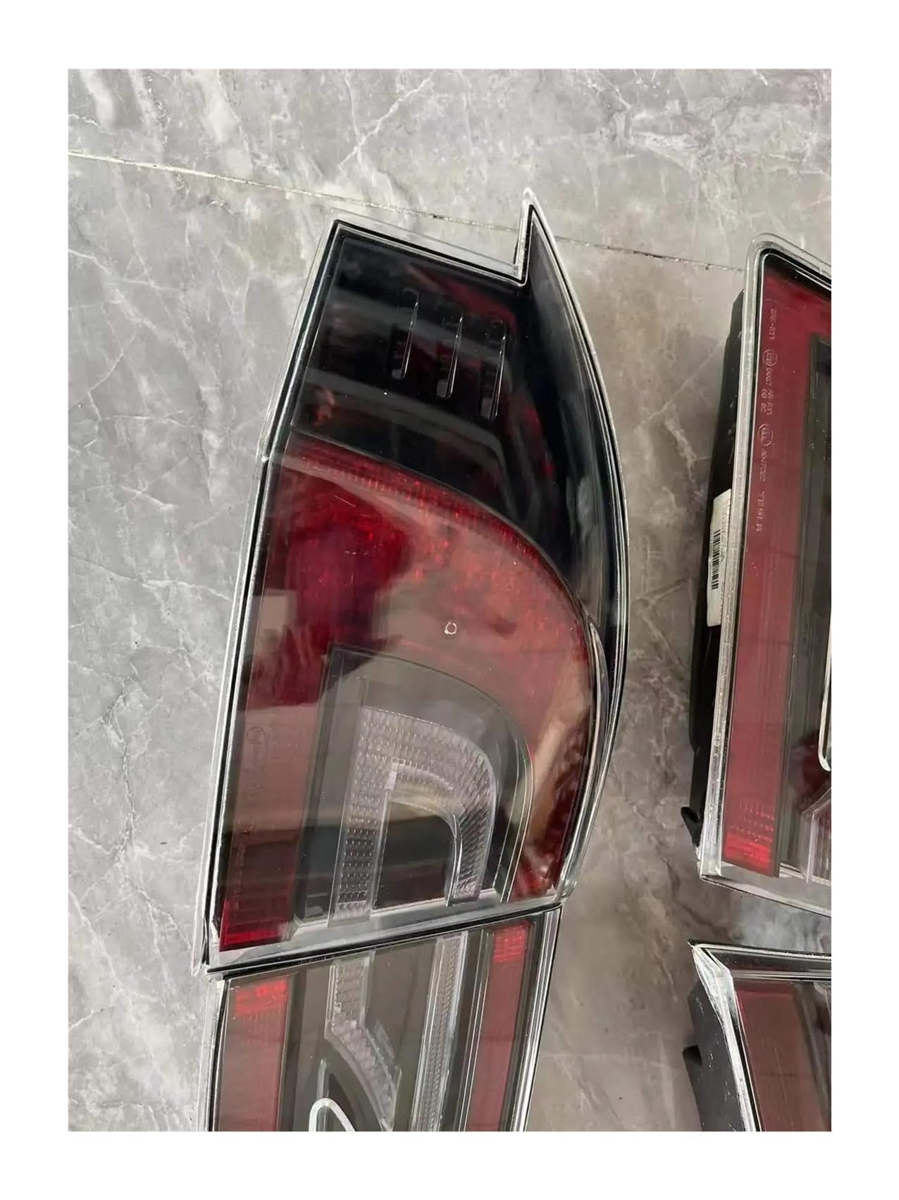 Para Model S Luz Trasera Coche Conjunto Lámpara Estilo Conjuntos Luces Traseras Señal Giro Espejo(Right Inner)