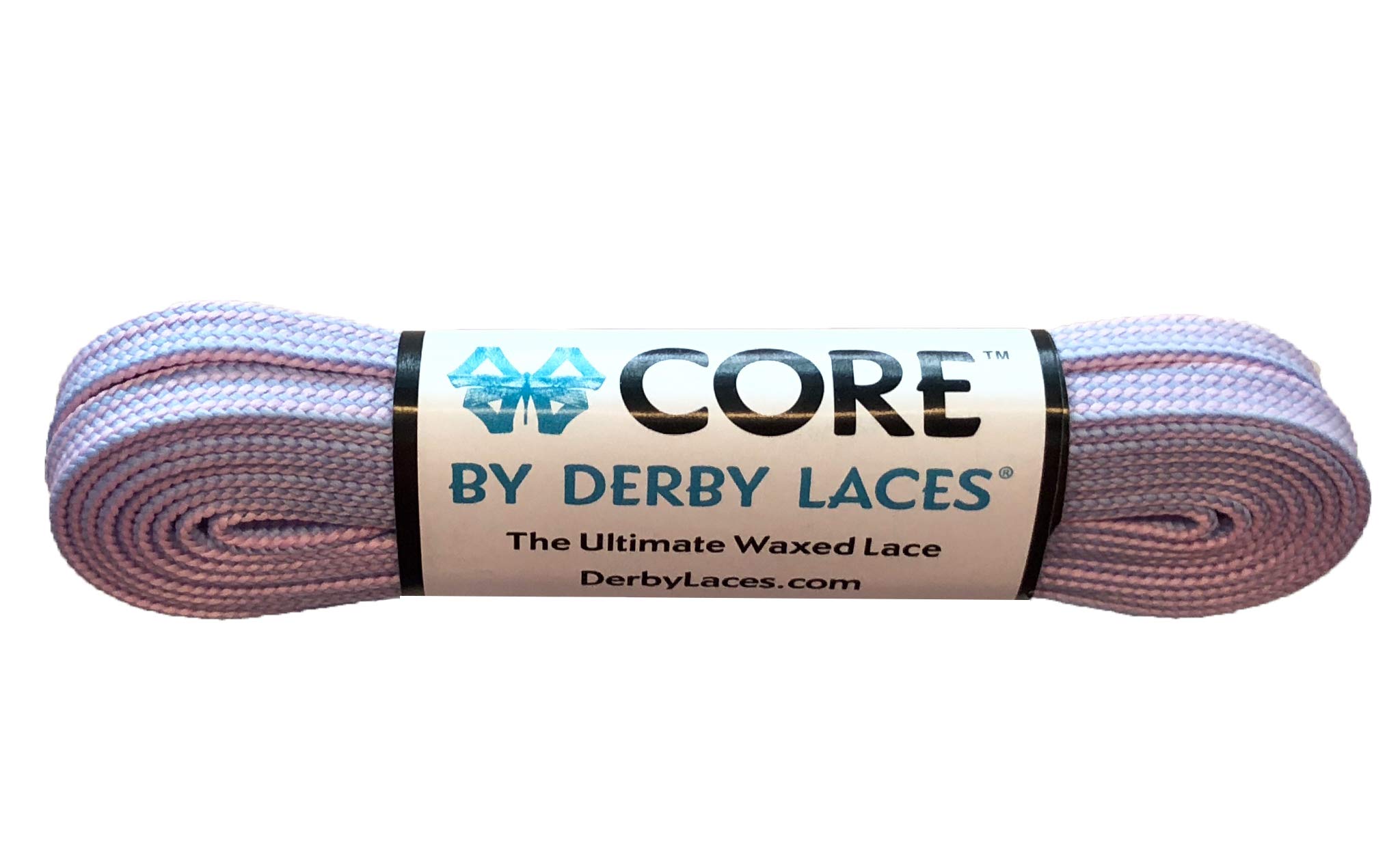 Derby Laces CORE Narrow 6mm Waxed Lace for Figure Skates, Roller Skates, Boots, and Regular Shoes