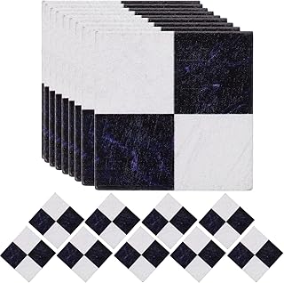 NUOBESTY 18Pcs Dollhouse Floor Sheet Mini Floorboard Wood Dollhouse Flooring Decoration Doll House Furniture Accessories