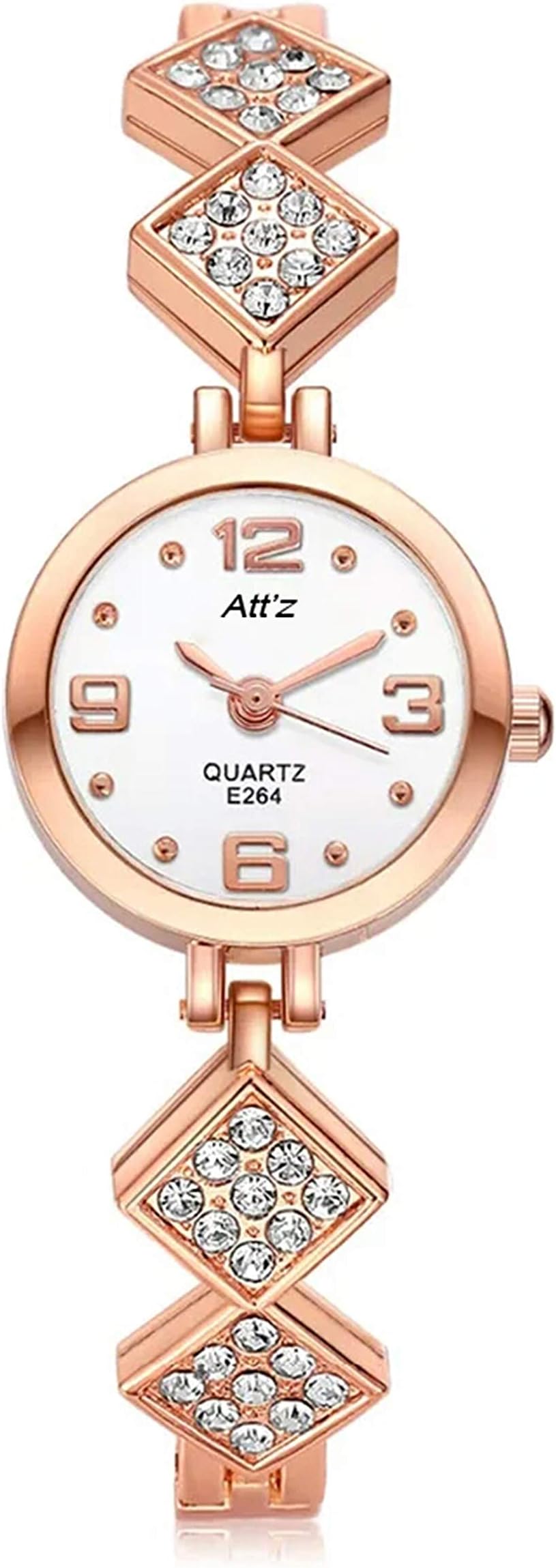 KITCONE Att'z Analogue Multicolour Dial Diamond Studded Women's and Girl's Watch