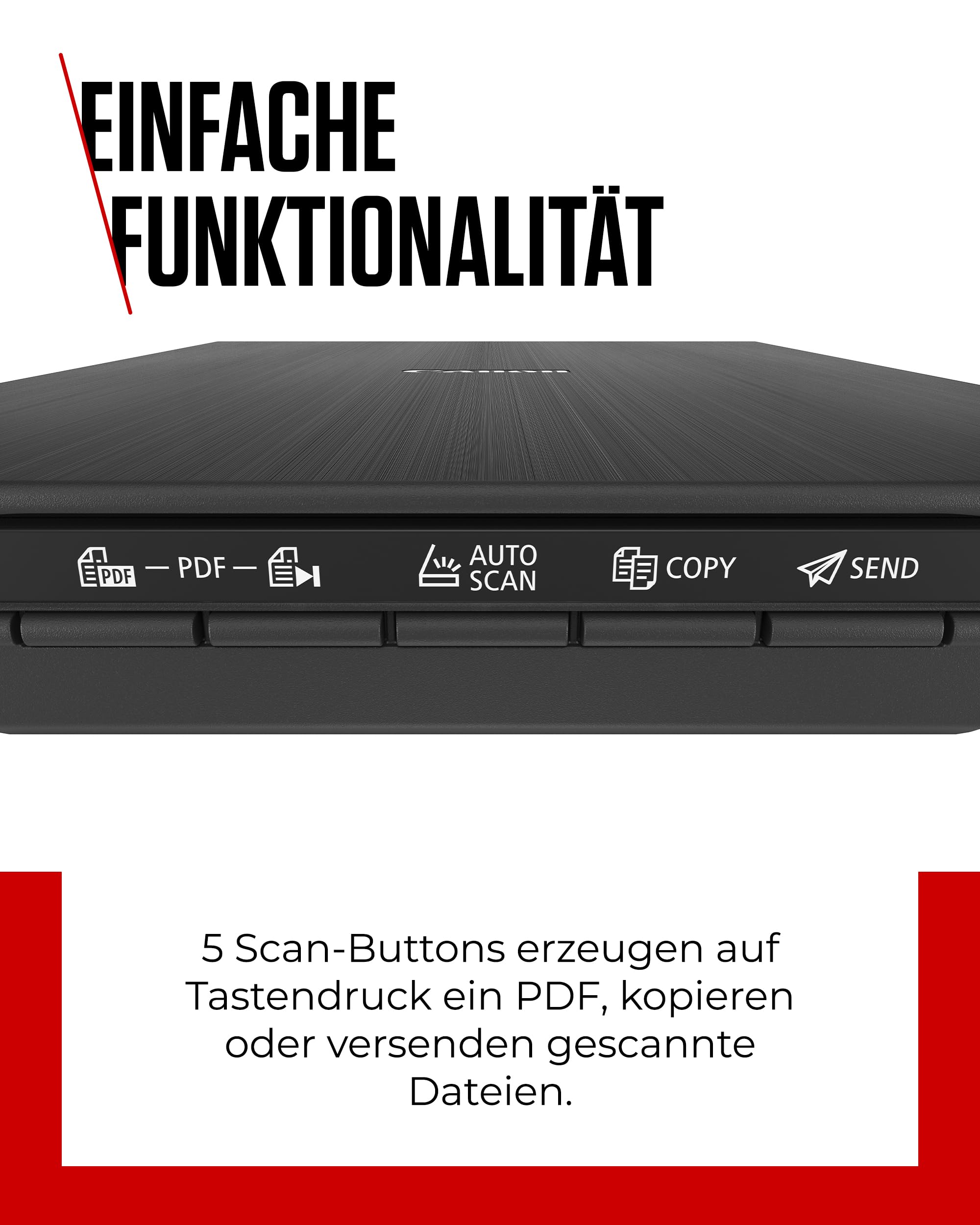 Canon Lide 400 Scanner A4-Flachbett CIS 4800x4800 DPI USB schwarz