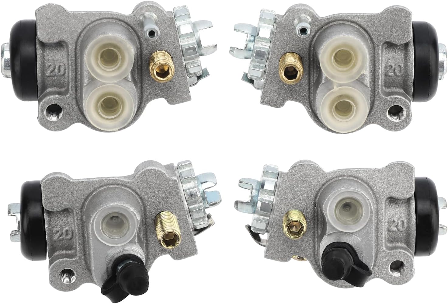 M MATI Front Brake Wheel Cylinders Drums Shoes Kit Left&Right for Honda Foreman 400 TRX400FW 1995 1996 1997 1998 45310-HM7-006 45330-HM7-006 45350-HC5-971 45370-HC5-971 06450-HC5-900 45310-HM7-505