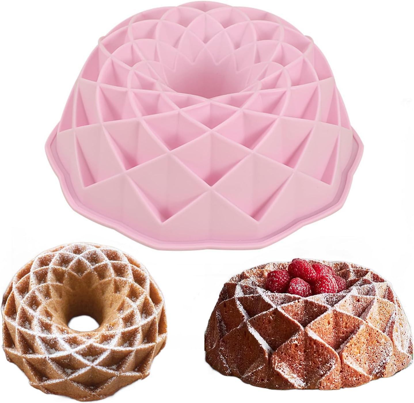 JasCherry Spirale Backform Silikon - Antihaft Für Kuchen & Gugelhupf