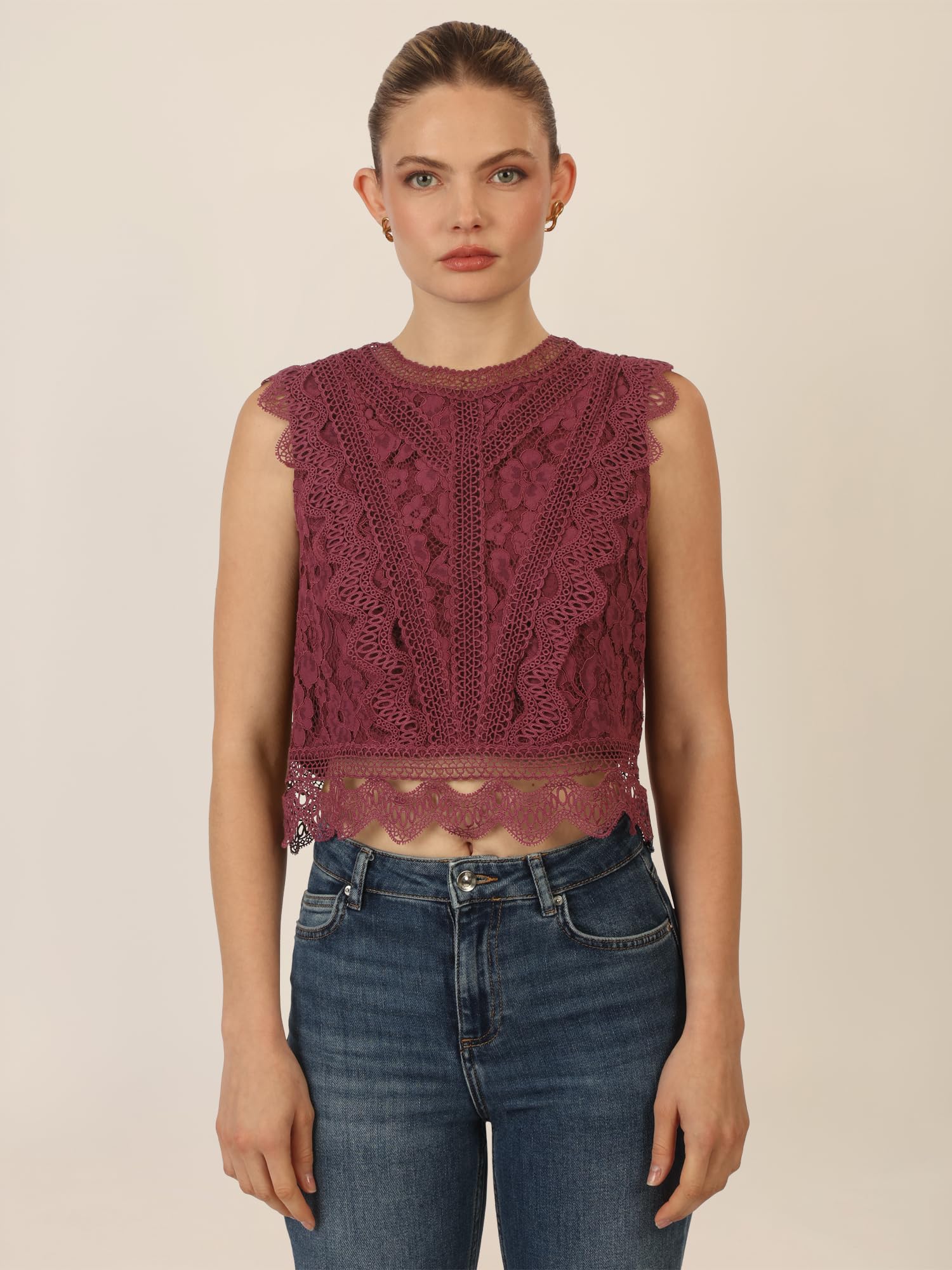 APART Fashion Koszulka Cami Kobiety Spitzentop