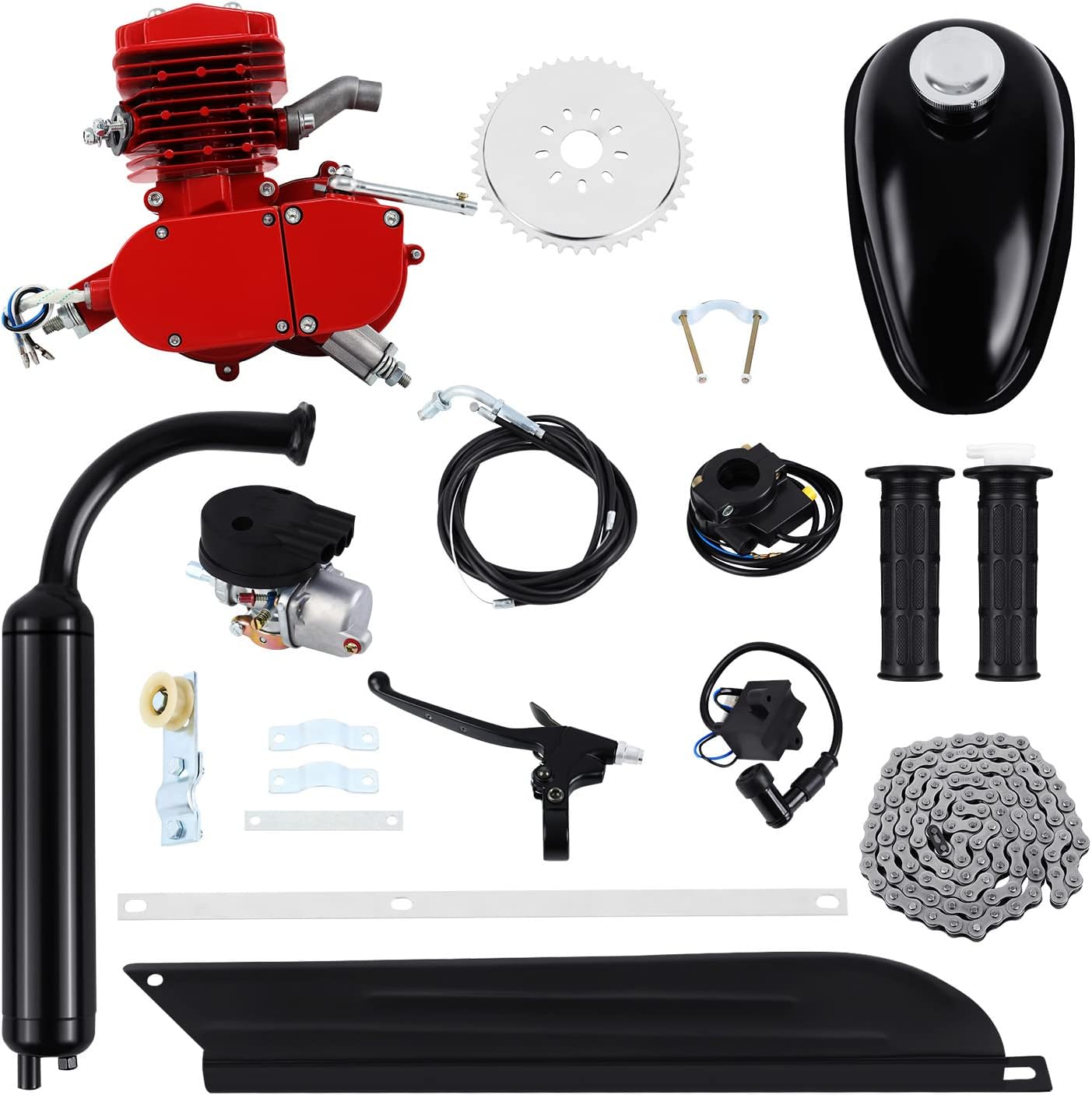 80cc 2 Stroke Bicycle Engine Motor Gas Motorized Bike Motor Kit