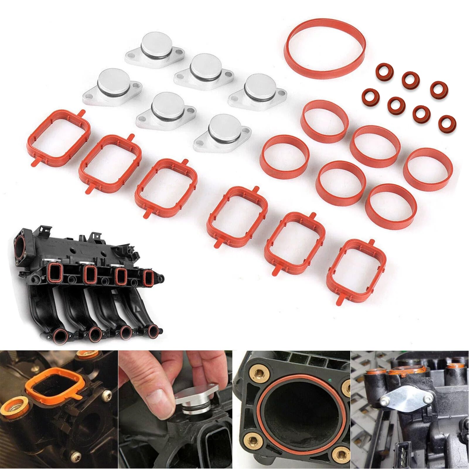 Kit di rimozione valvole aspirazione M57 M57TU 6×33mm per BMW E87 E46 E90 E91 E92 E93 E39 E60 E83 E53
