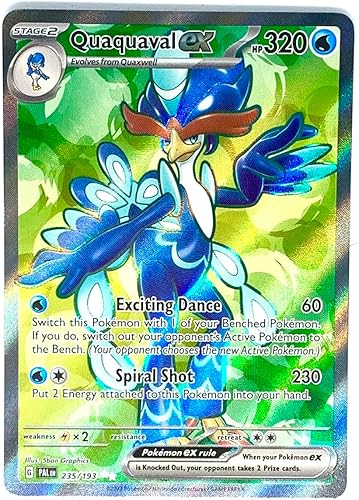 Pokemon - Quaquaval ex 235193 - Paldea Evolved - Full Art Tarjeta Ultra Rara