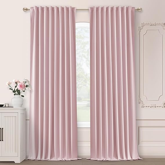 MYSKY HOME Rainbow Pom Pom Curtains For Living Room Light Filtering 84 Inch Long Bedroom Curtains For Nursery Girls Kids Room Rod Pocket Bohemian Voile Window Drapes 52 X 84 Inch - View #11