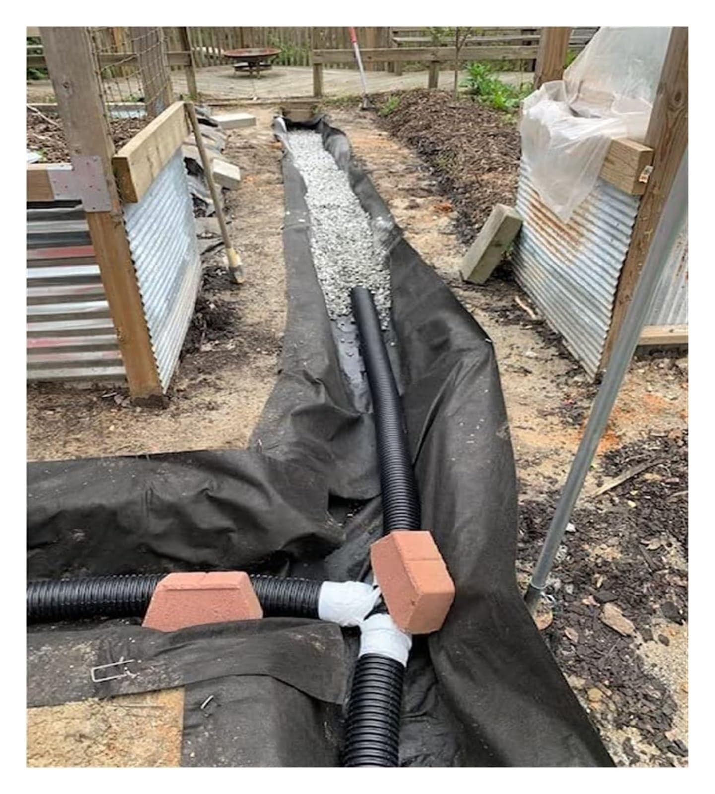 Malla geotextil Tela geotextil no Tejida, Barrera Resistente contra Malas Hierbas de jardín, Tela Que ajardina Comercial, Control de la erosión(1mx90m/3.3ftx295ft)