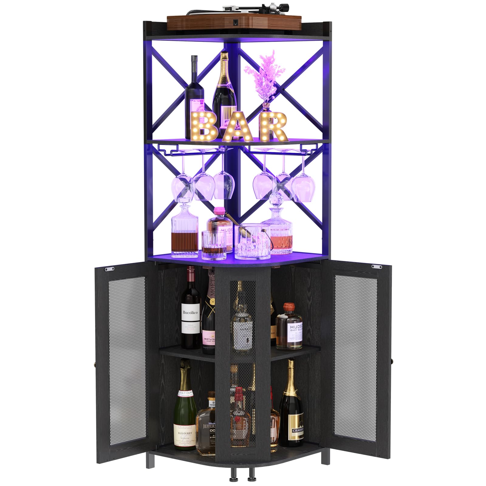 JKsmartLiquor Cabinet bar for Home, Home bar, Wine bar Cabinet, Wine Rack freestanding Floor