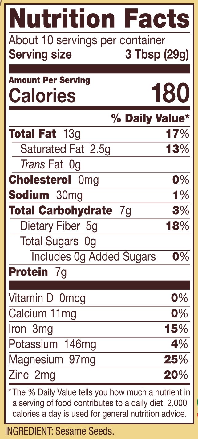 Bob's Red Mill Resealable Hulled White Sesame Seeds, 10 Ounce (Pack of 6)