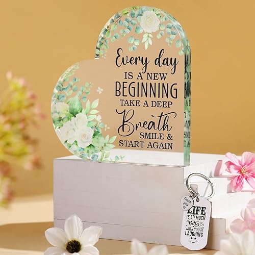 Miniatura 3 de Decoración de oficina para mujer, regalos inspiradores para mujer, regalos de agradecimiento de acrílico, regalos para el día de San Valentín, placa