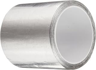 3M - 4-5-425 425 Shiny Silver Aluminum Foil Tape, 4" width x 5yd length (1 roll)