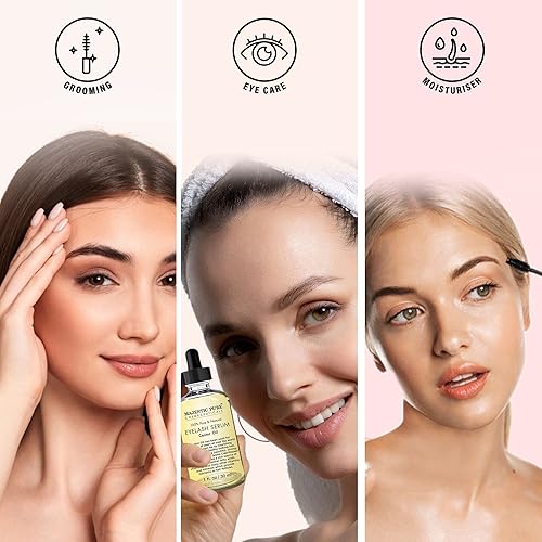 Miniatura 3 de Majestic Pure, sérum de aceite de castor para el crecimiento de pestañas. Producto puro y orgánico favorece el crecimiento de las cejas y pestañas.