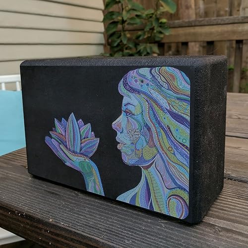 Miniatura 2 de Embrace el bloque Colorful Mujer Bloque de yoga (Negro)