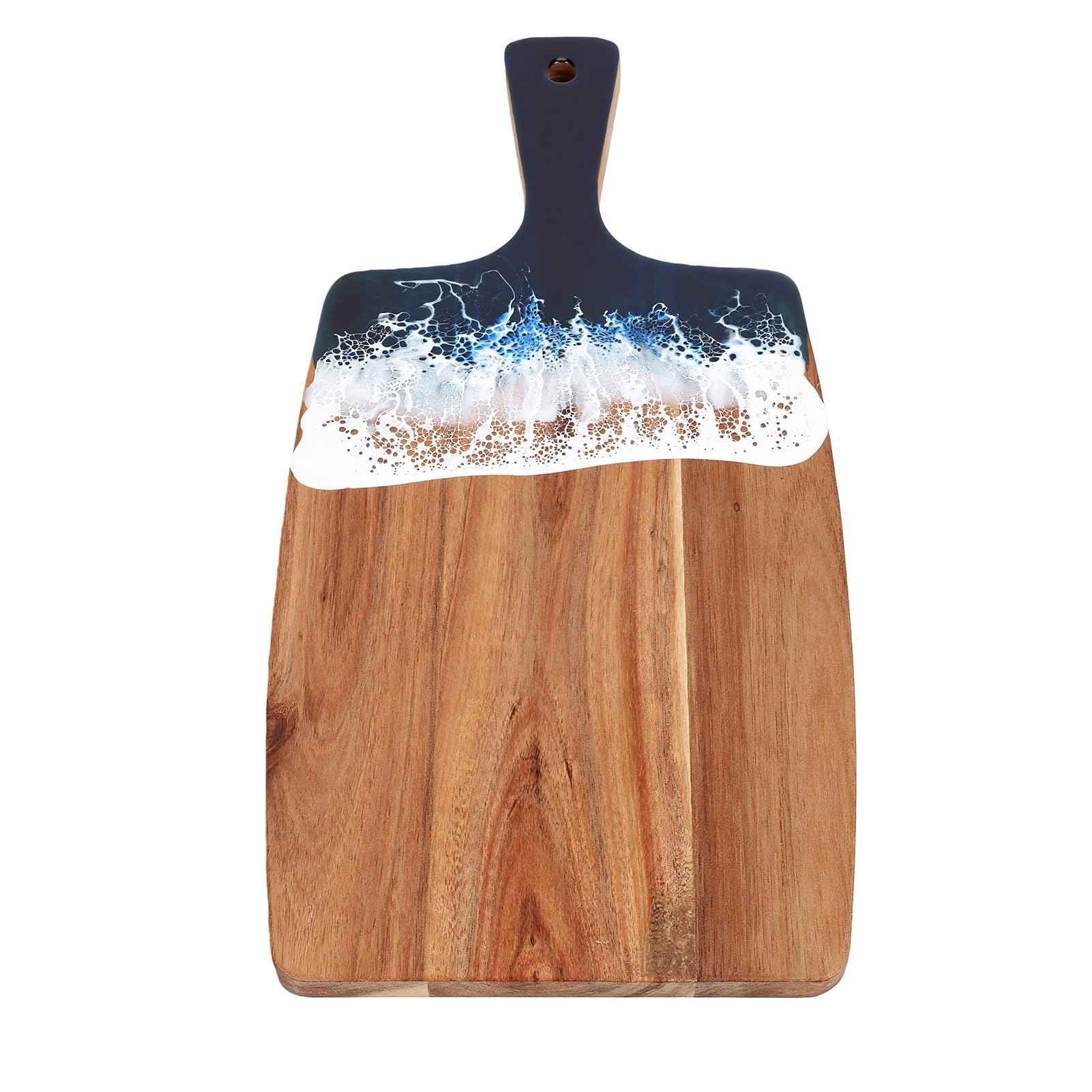 Tagliere in Legno con Manico, Grande 50x29,5 Cm per