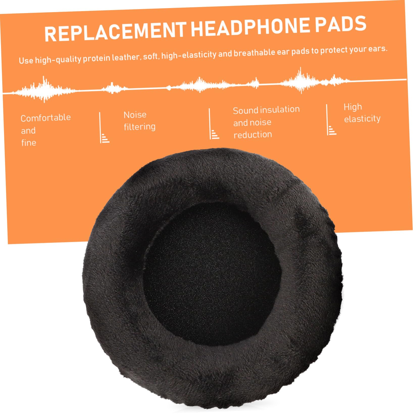 DOITOOL 6 Almohadillas De Repuesto para Auriculares T70p T5p T1 Dt990 Compatibles con Reducción De Ruido Cómodas Y Fáciles De Instalar.