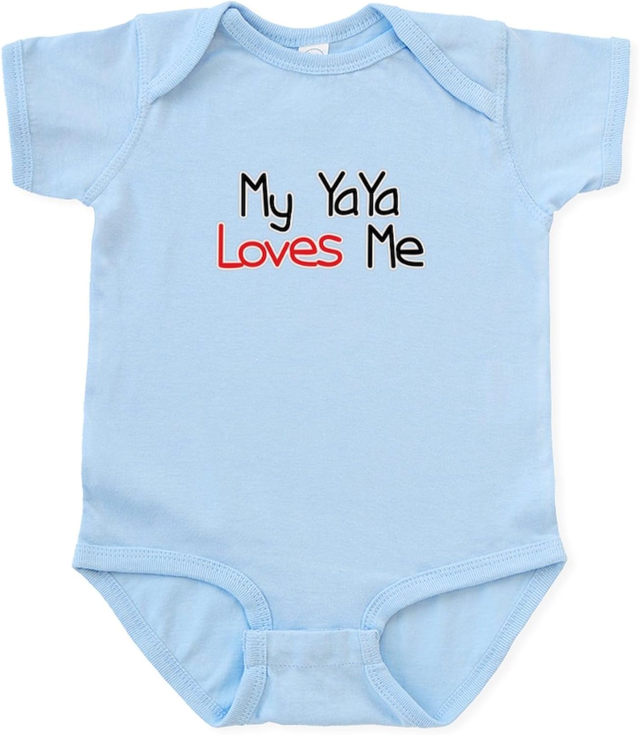 CafePress My Yaya Loves Me Baby Onesie Cute Infant Bodysuit Baby Romper